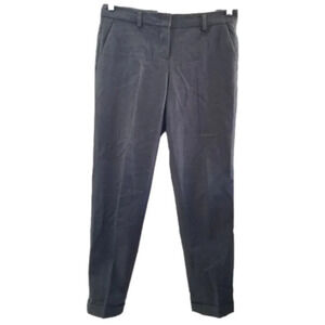 Aritzia T.Babaton Grey Stretch Wool Dress Pants  Trousers Pleated 4